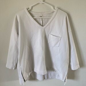 Madewell Cream Knit Top